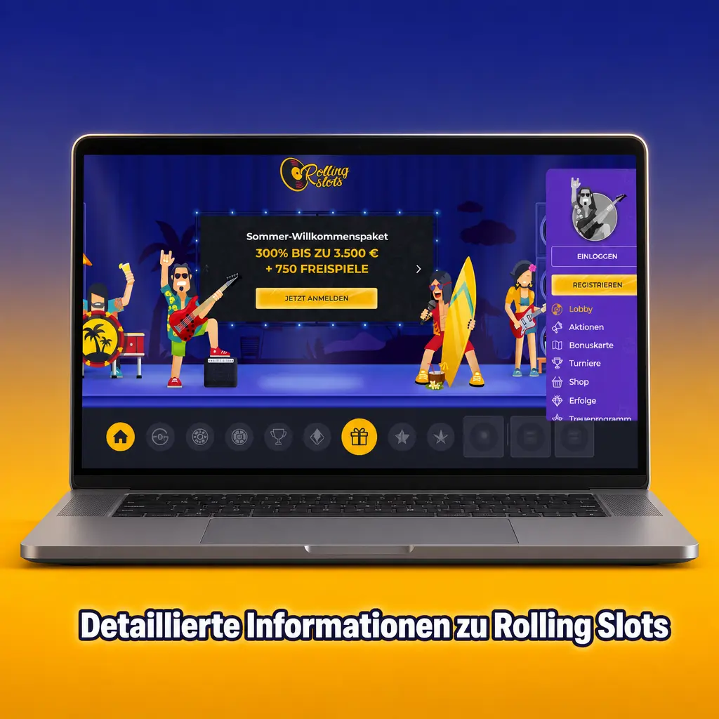 Rolling Slots Plattform für deutsche Nutzer