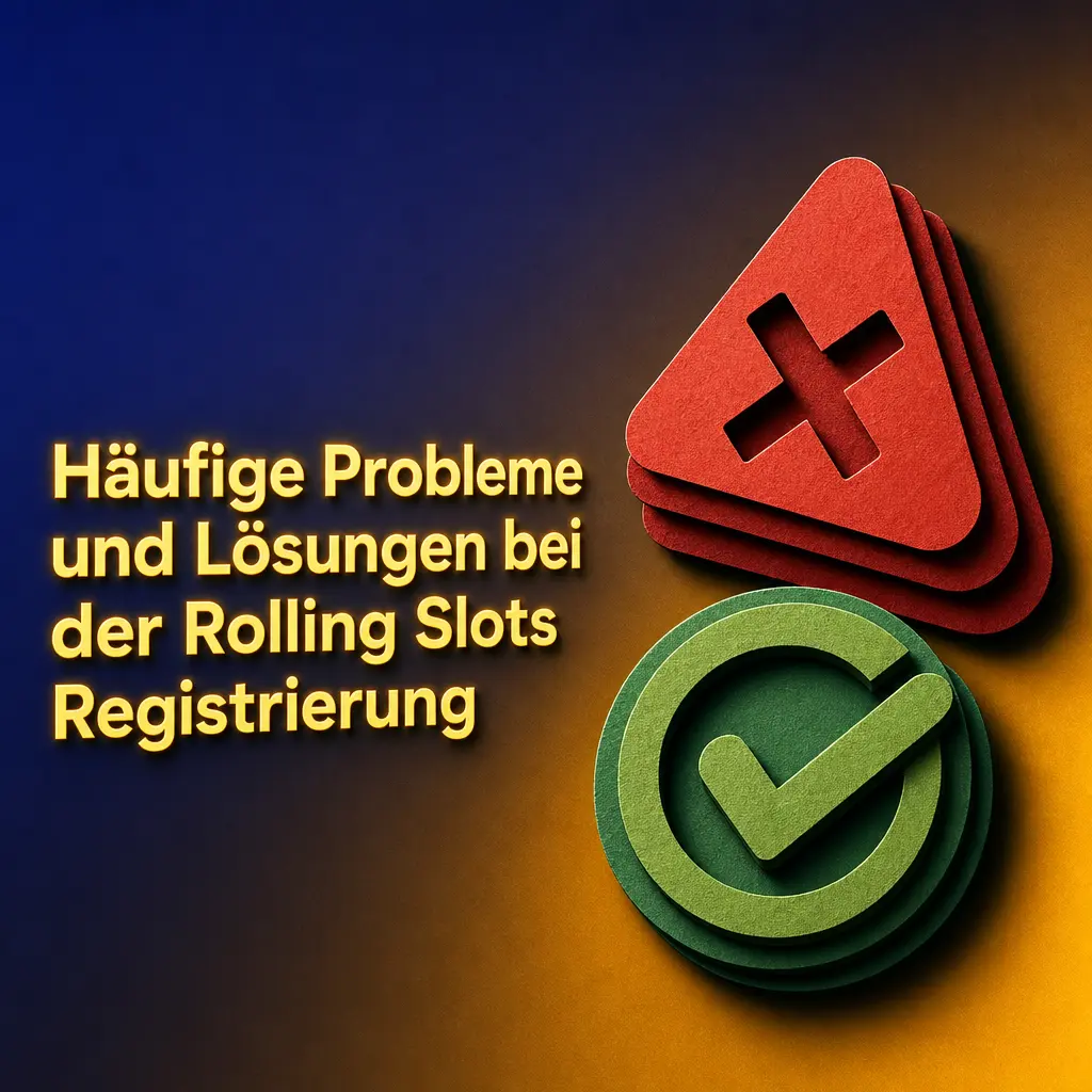 Häufige Probleme und Lösungen bei der Rolling Slots Registrierung