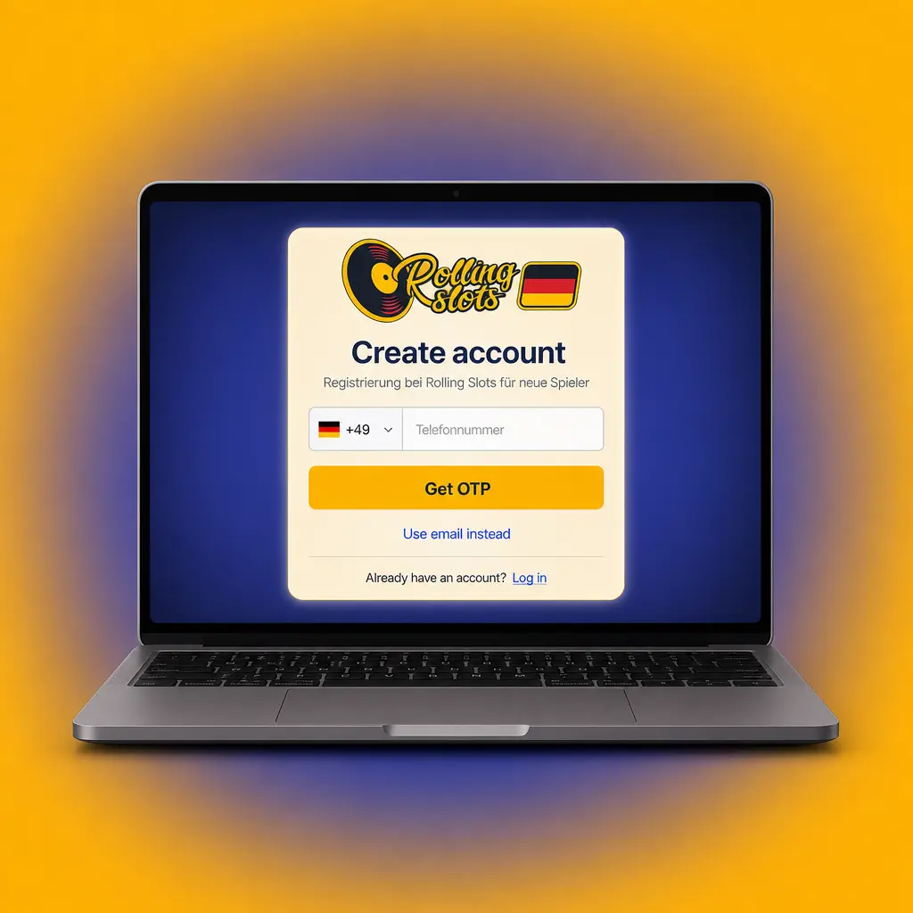 Registrierung bei Rolling Slots – Schritt-für-Schritt-Anleitung für neue Spieler