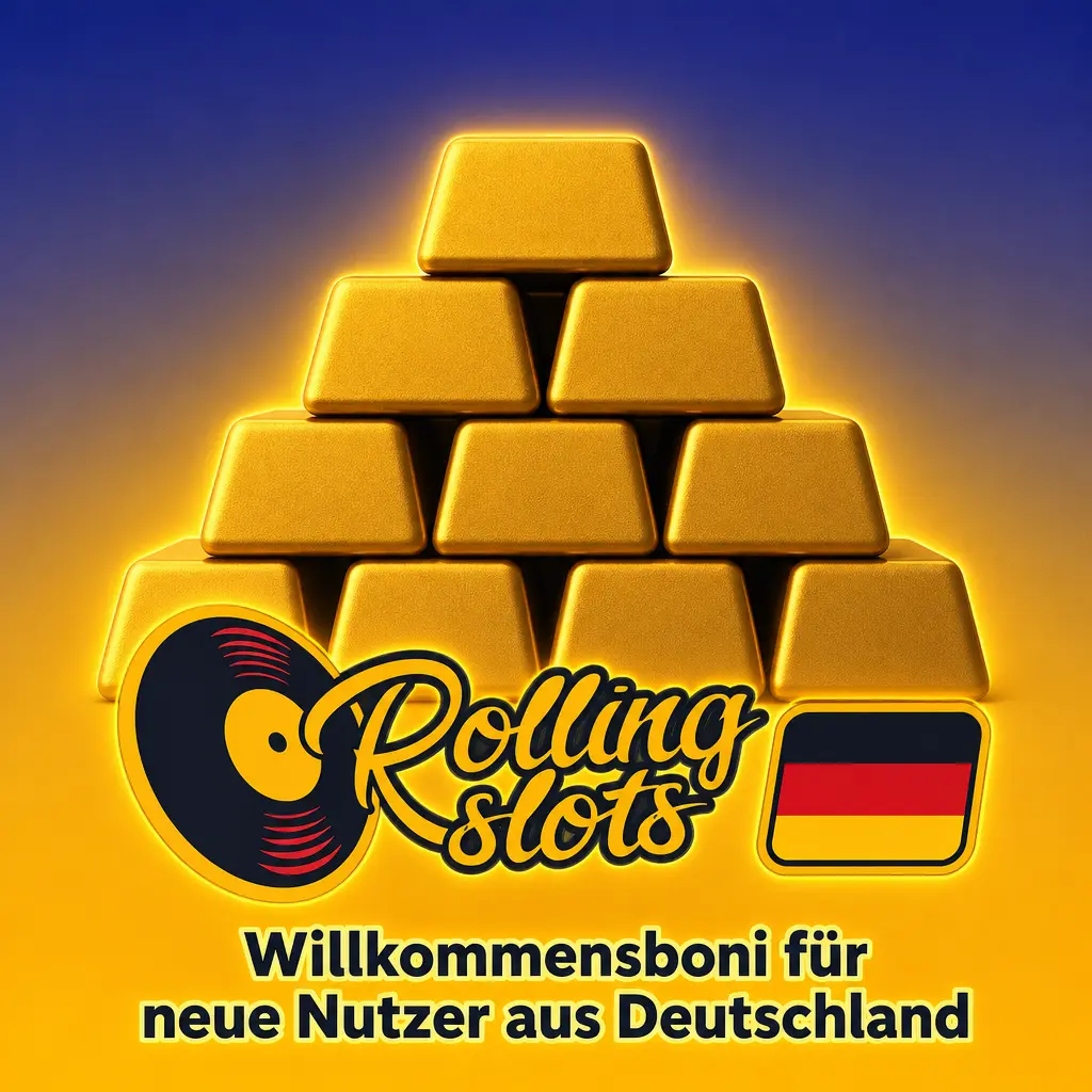 Willkommensboni für neue Nutzer aus Deutschland bei Rolling Slots