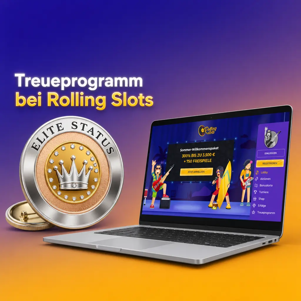 Treueprogramm bei Rolling Slots – Stufen und Vorteile